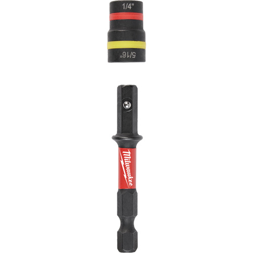 Tourne-&eacute;crou 2-en-1 Shockwave Impact Duty Quik-Clear, 5/16"/1/4" prise, 2-1/4" lo, Magn&eacute;tique Superchem Industries