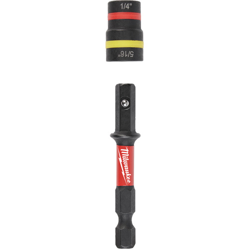 Tourne-&eacute;crous 2-en-1 Shockwave Impact Duty Quik-Clear, 5/16"/1/4" prise, 2-1/4" lo, Magn&eacute;tique Superchem Industries