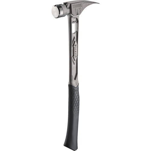 TIBONE Smooth Titanium Framing Hammer, 15 oz., Solid Steel Handle, 17-17/50" L Superchem Industries
