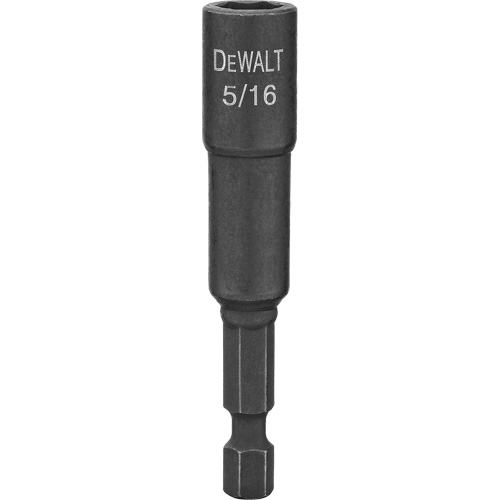 Impact Ready Magnetic Nut Driver, Hex, 1/4" Tip, 5/16" Drive Size, 2-9/16" Length Superchem Industries