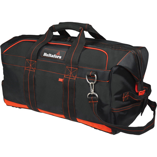 Sac professionnel de 24" pour &eacute;quipement d'entrepreneur, Polyester balistique, Noir/Rouge Superchem Industries
