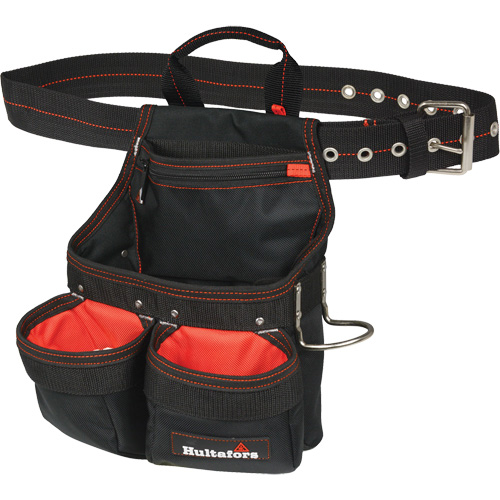 Sac &agrave; clous et outils de charpentier, Polyester balistique, Noir Superchem Industries