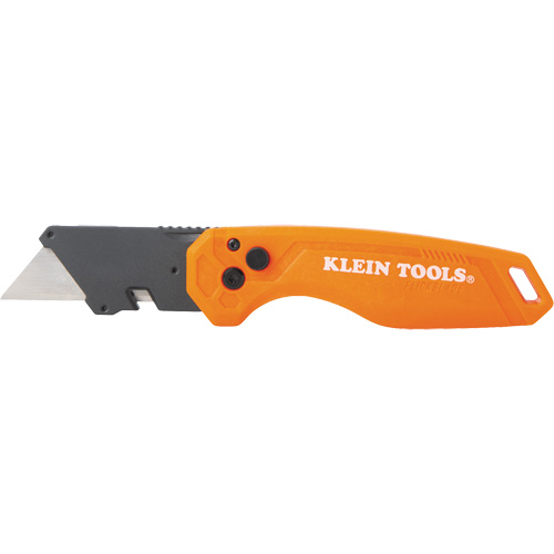 Folding Utility Knife, 1" Blade, Steel Blade, Plastic Handle Superchem Industries
