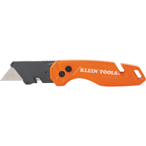 Folding Utility Knife With Blade Storage, 1" Blade, Steel Blade, Metal Handle Superchem Industries