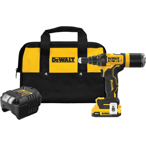 XR&reg; Brushless Cordless 3/16" Rivet Tool Kit Superchem Industries