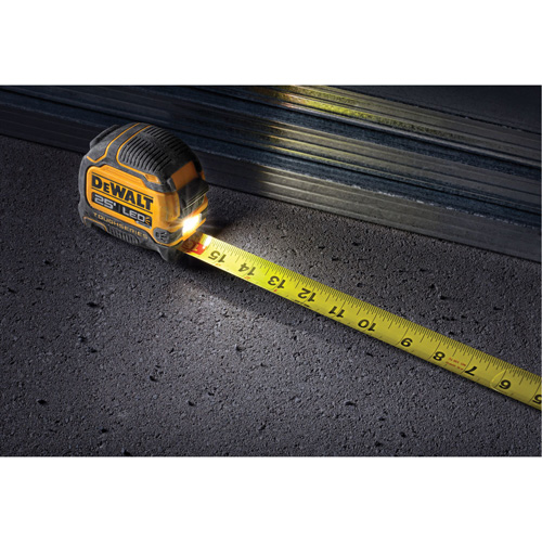 Ruban &agrave; mesurer &agrave; lampe DEL TOUGHSERIES, 25' Superchem Industries