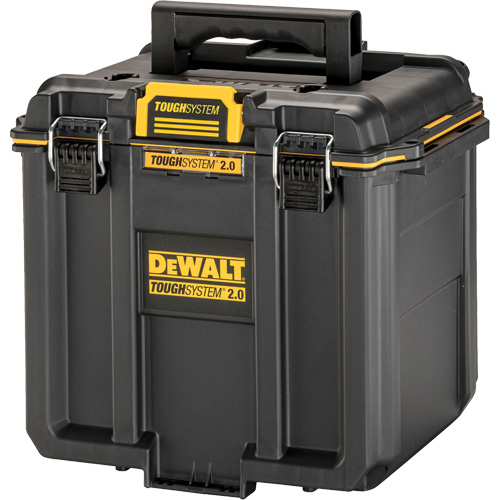 Boîte &agrave; outils compacte et profonde ToughSystem 2.0, 10" x 15-7/20" x 13-4/5", Noir/Jaune Superchem Industries