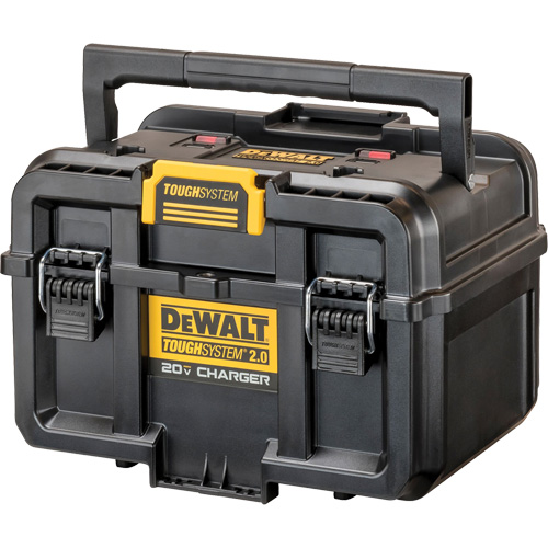 ToughSystem&reg; 2.0 20V Dual Port Charger, 14" x 15" x 9", Black/Yellow Superchem Industries