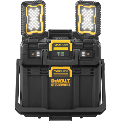Baladeuse ajustable ToughSystem 2.0 avec rangement, 16" x 11" x 14", Noir/Jaune Superchem Industries