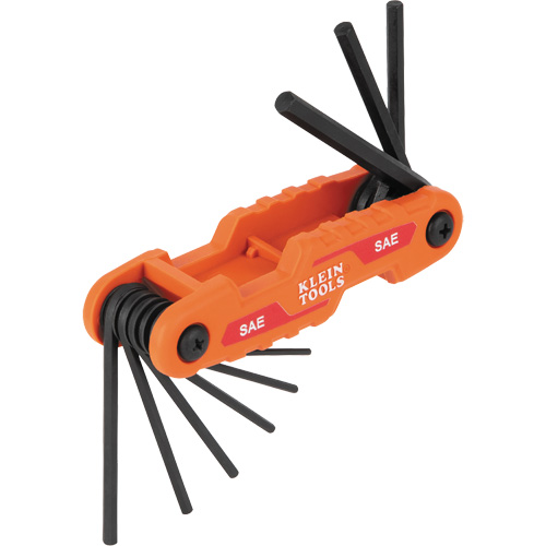Compact Folding Hex Key Set, 9 Pcs., Imperial Superchem Industries