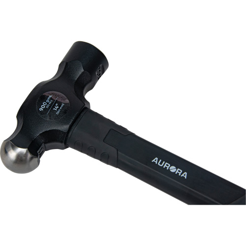 Marteau &agrave; panne ronde, Poids de la t&ecirc;te 32 oz, Face Ordinaire, Prise Fibre de verre Superchem Industries