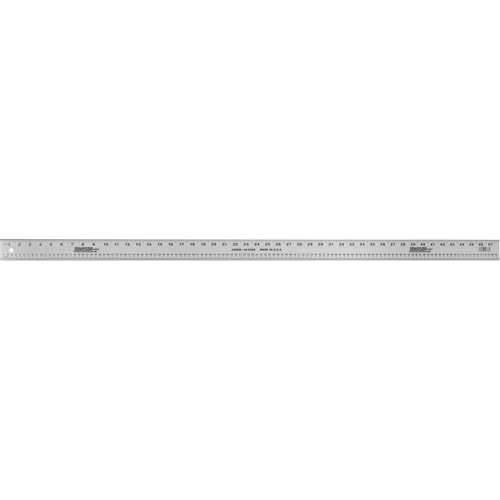 Bordure pouce/m&eacute;trique droite en aluminium, 48" lo, 2" la Superchem Industries