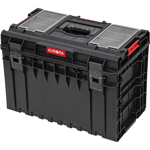 Arx Large Toolbox, 23" x 15-1/5" x 16-1/2", Black Superchem Industries