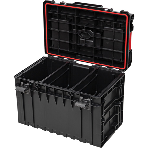 Arx Large Toolbox, 23" x 15-1/5" x 16-1/2", Black Superchem Industries