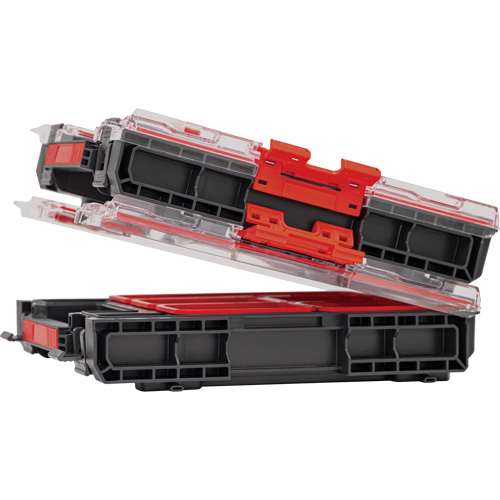 Arx Medium Organizer with Bins, 10-3/10" x 14-3/10" x 3", Black Superchem Industries