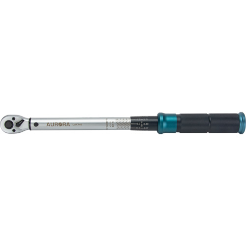 72-Tooth Torque Wrench, Click, 3/8" Square Drive, 10 - 100 ft-lbs. Superchem Industries