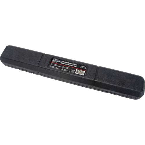 72-Tooth Torque Wrench, Click, 3/8" Square Drive, 10 - 100 ft-lbs. Superchem Industries