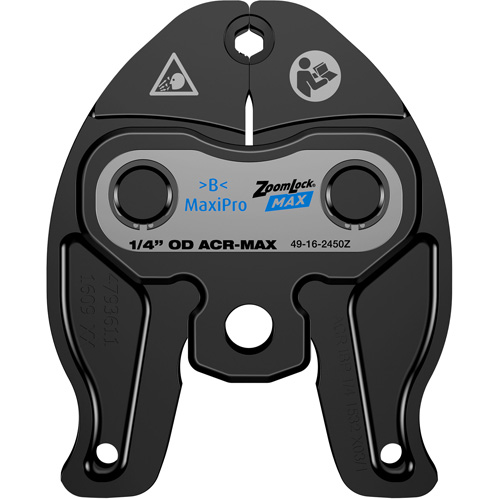 1/4" ZoomLock&reg; MAX Press Jaw for M12 FORCE LOGIC Press Tools Superchem Industries