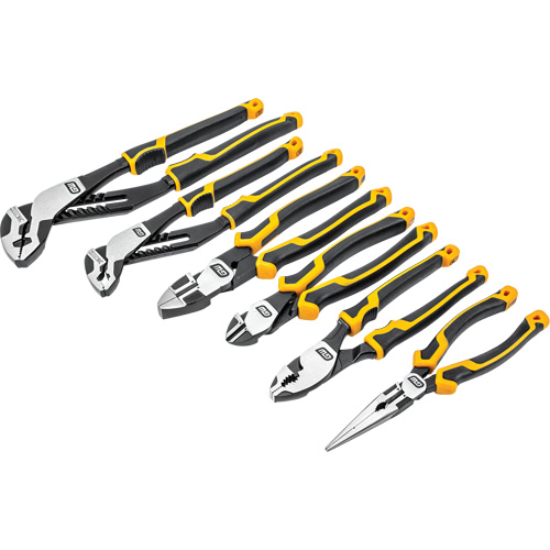 PITBULL Dual Material Mixed Plier Set, 6 Pieces Superchem Industries