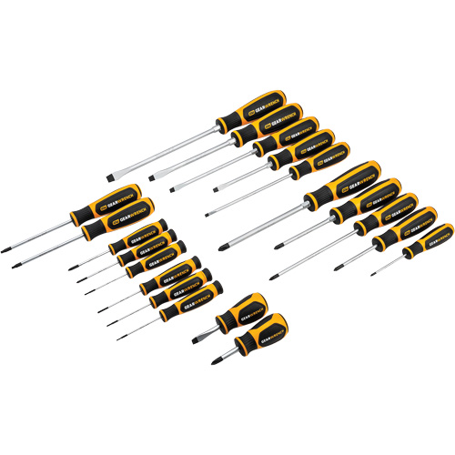 Phillips&reg;, Slotted, Torx&reg; Dual Material Screwdriver Set, 20 Pcs. Superchem Industries