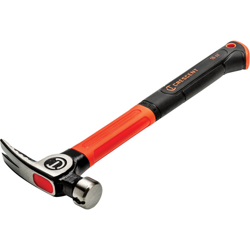 General Purpose Hammer, 16 oz., Fibreglass/Cushion Handle, 14" L Superchem Industries