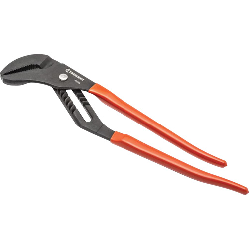 Pinces bouvet&eacute;es avec manche tremp&eacute; et m&acirc;choire droite, 16" Superchem Industries