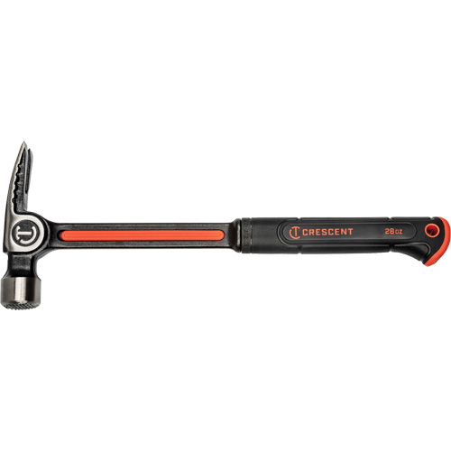 Milled-Face Framing Hammer, 28 oz., Solid Steel Handle, 16" L Superchem Industries