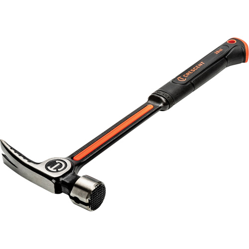 Milled-Face Framing Hammer, 28 oz., Solid Steel Handle, 16" L Superchem Industries