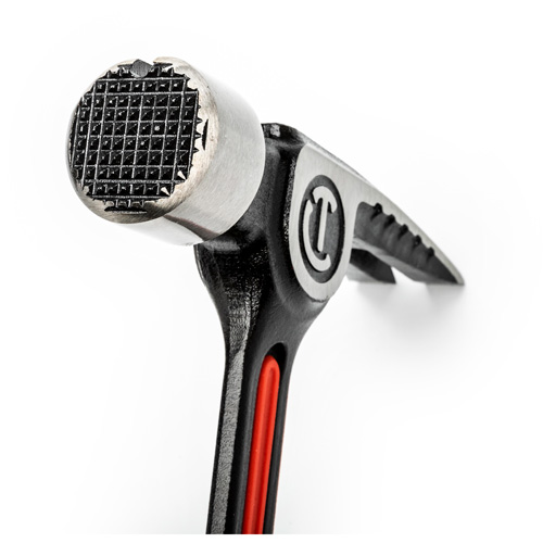 Milled-Face Framing Hammer, 28 oz., Solid Steel Handle, 16" L Superchem Industries