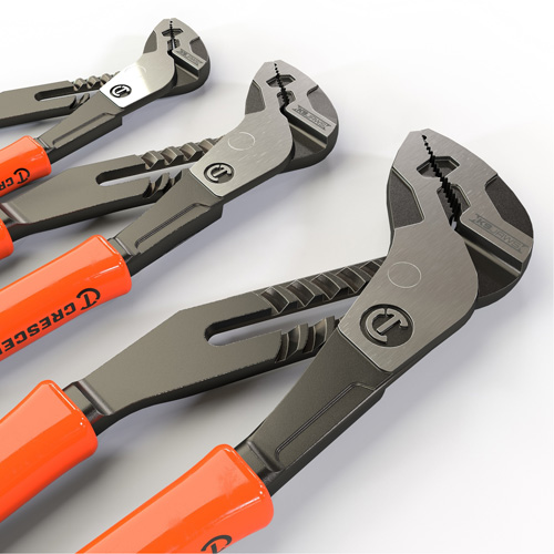 Z2 K9 Straight Jaw Dipped Handle Tongue & Groove Plier Set, 3 Pieces Superchem Industries