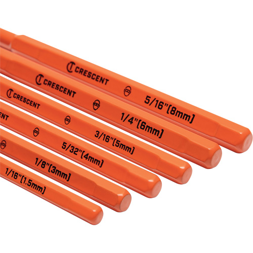 Jeu de poinçon-aiguilles, 6 morcea Superchem Industries