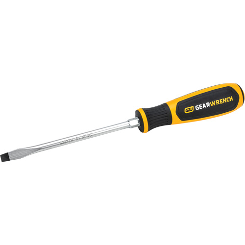 Slotted Dual Material Screwdriver, 5/16", 13-1/10" L, Plastic Handle Superchem Industries