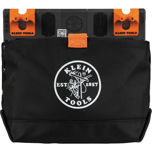 Module de poche pour quincaillerie avec crochet en S Bucket Work Centre, Nylon, 1 pochettes, Noir/Orange Superchem Industries