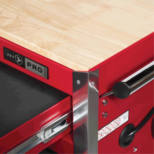 PRC4211 Pro Series Roller Cabinet, 11 Drawers, 42" W x 18" D x Red Superchem Industries