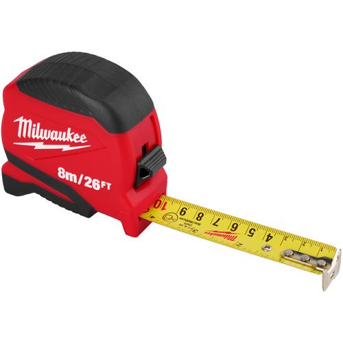 Compact Tape Measure, 1" x 26' Superchem Industries