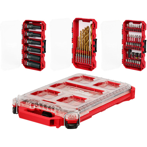 Ensemble de perceuse &agrave; chocs, tournevis Shockwave & attache Packout Superchem Industries