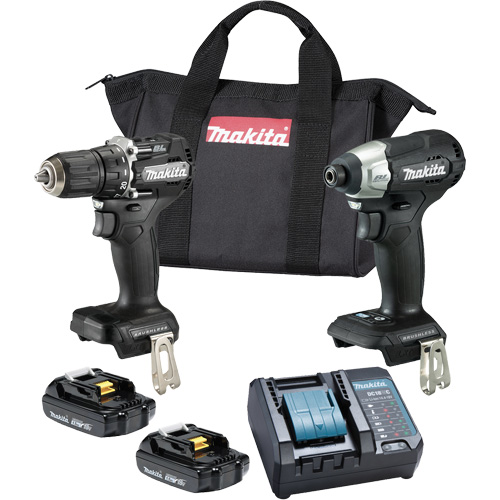 LXT Brushless Sub-Compact 2-Tool Combo Kit, Lithium-Ion, 18 V Superchem Industries