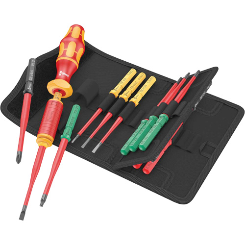 15-Piece Kraftform Kompakt Torque VDE Blade Set, 1000 V Superchem Industries