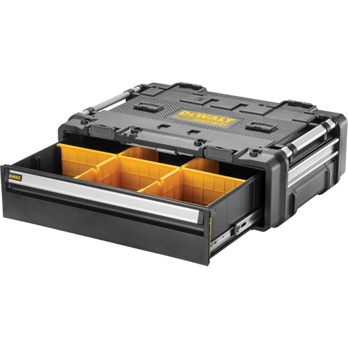 TOUGHSYSTEM&reg; 2.0 DXL Drawer, 30" x 21-13/20" x 9-17/20", Black/Yellow Superchem Industries