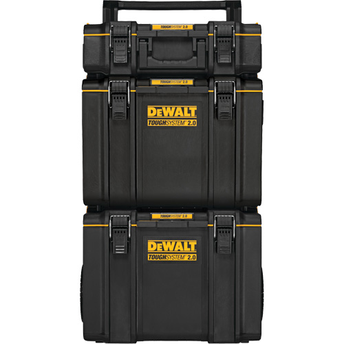 TOUGHSYSTEM&reg; 2.0 Rolling Tower, 24" x 20-2/5" x 34-1/2", Black/Yellow Superchem Industries