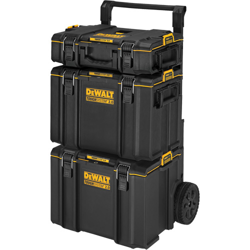 TOUGHSYSTEM&reg; 2.0 Rolling Tower, 24" x 20-2/5" x 34-1/2", Black/Yellow Superchem Industries