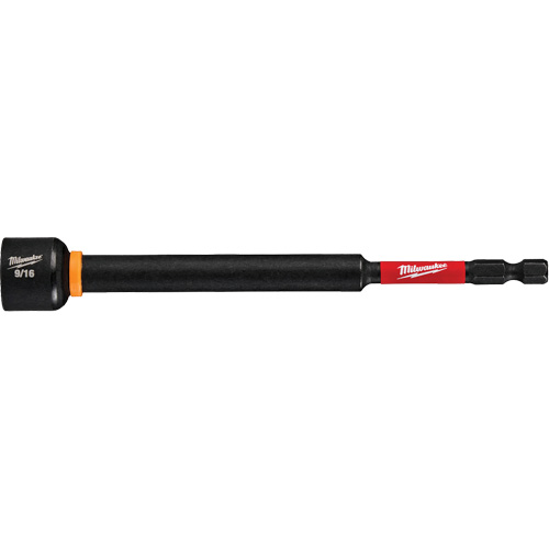 SHOCKWAVE Impact Duty Magnetic Nut Driver, 9/16" Drive, 6" L, Magnetic Superchem Industries