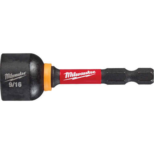 SHOCKWAVE Impact Duty Magnetic Nut Driver, 9/16" Drive, 2-9/16" L, Magnetic Superchem Industries