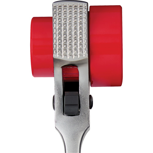 Lineman's 5-in-1 Ratcheting Wrench with Milled Strike Face, 3/4"/1"/1-1/8" Drive, Ergonomic Handle Superchem Industries