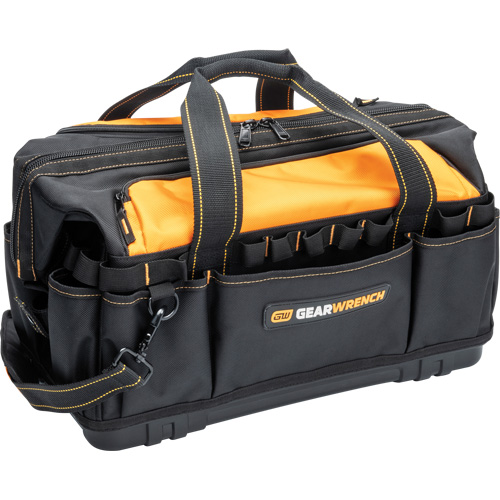Sac &agrave; outils de 20" pour les professionnels, Nylon, 33 pochettes, Noir/Orange Superchem Industries