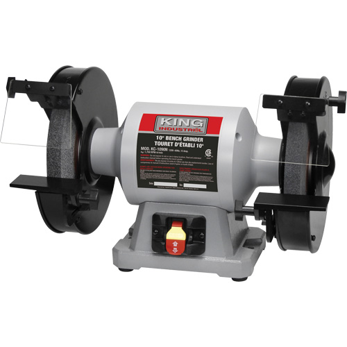 Bench Grinder, 10" Wheel Diameter, 1-1/2 HP, 1750 RPM Superchem Industries