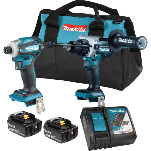 Ensemble 2 outils &agrave; moteur sans balai LXT, Lithium-ion, 18 V Superchem Industries
