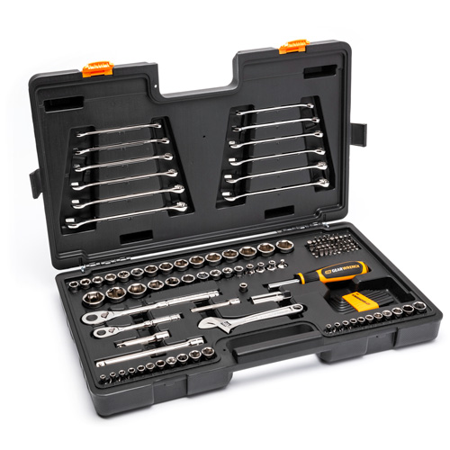 Jeu doutils de qualit&eacute; professionnelle &agrave; 72 dents, 6 pans et &agrave; prise 3/8" et 1/4" Superchem Industries