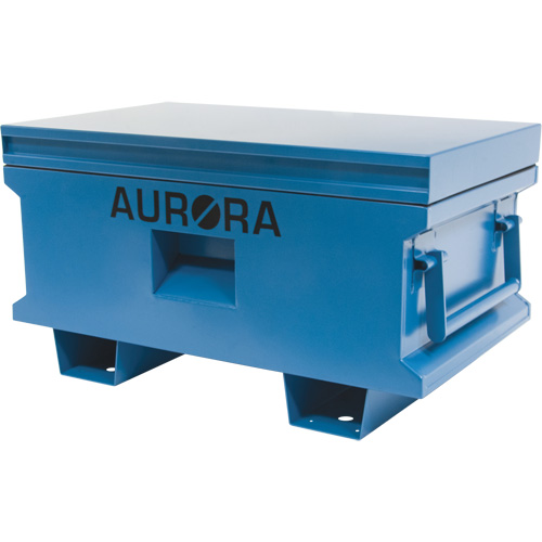 Jobsite Tool Box, 33" x 20-3/10" x 18-3/10", Steel, Blue Superchem Industries
