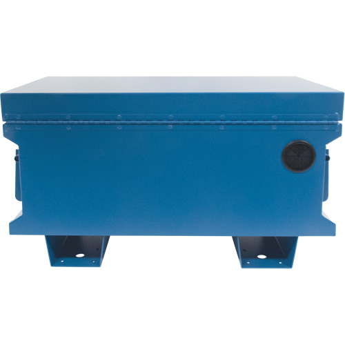 Jobsite Tool Box, 33" x 20-3/10" x 18-3/10", Steel, Blue Superchem Industries